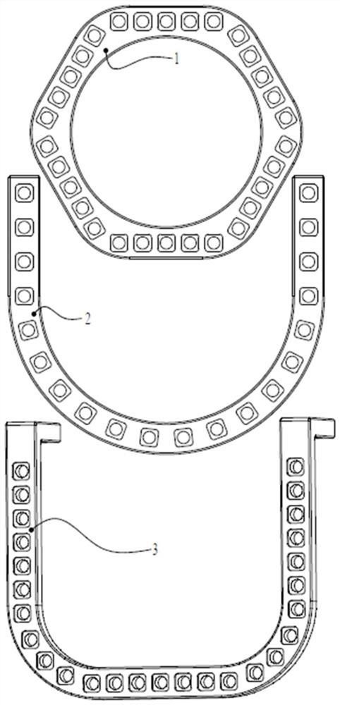 A parallel external fixator system for ankle deformity requiring five-degree-of-freedom correction