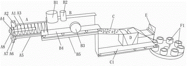 Compound fertilizer granulation assembly system