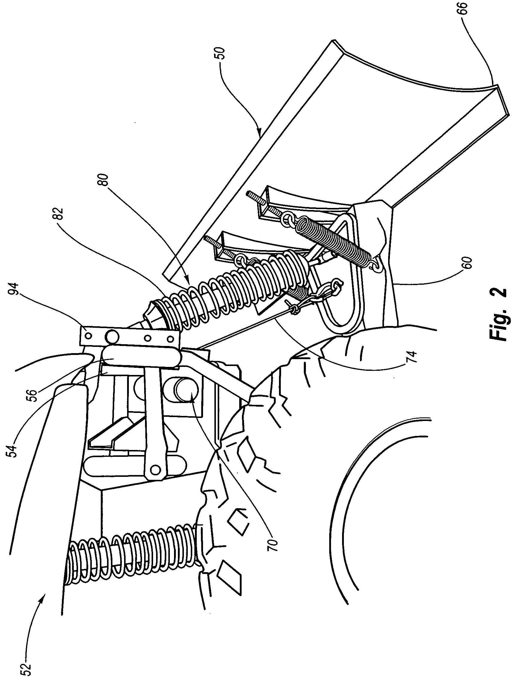 Floatdown implement for small vehicles