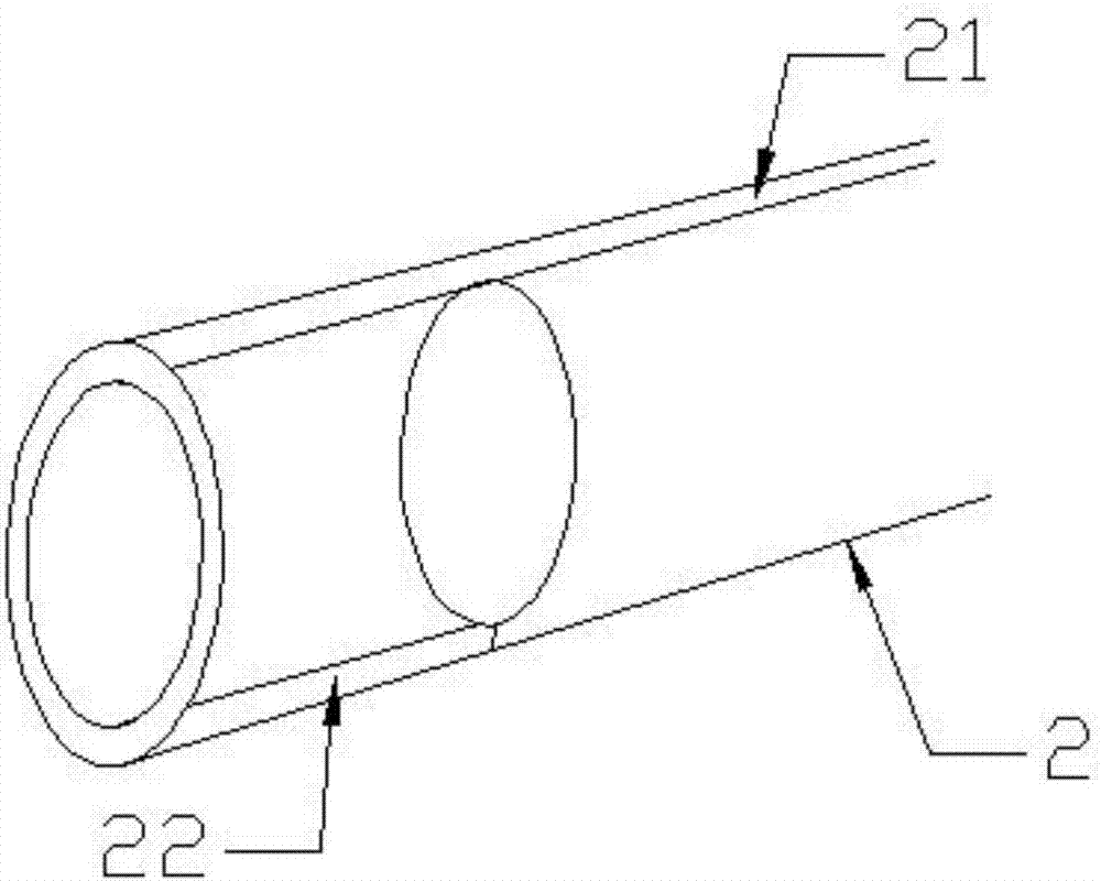 Double-saccule remaining needle