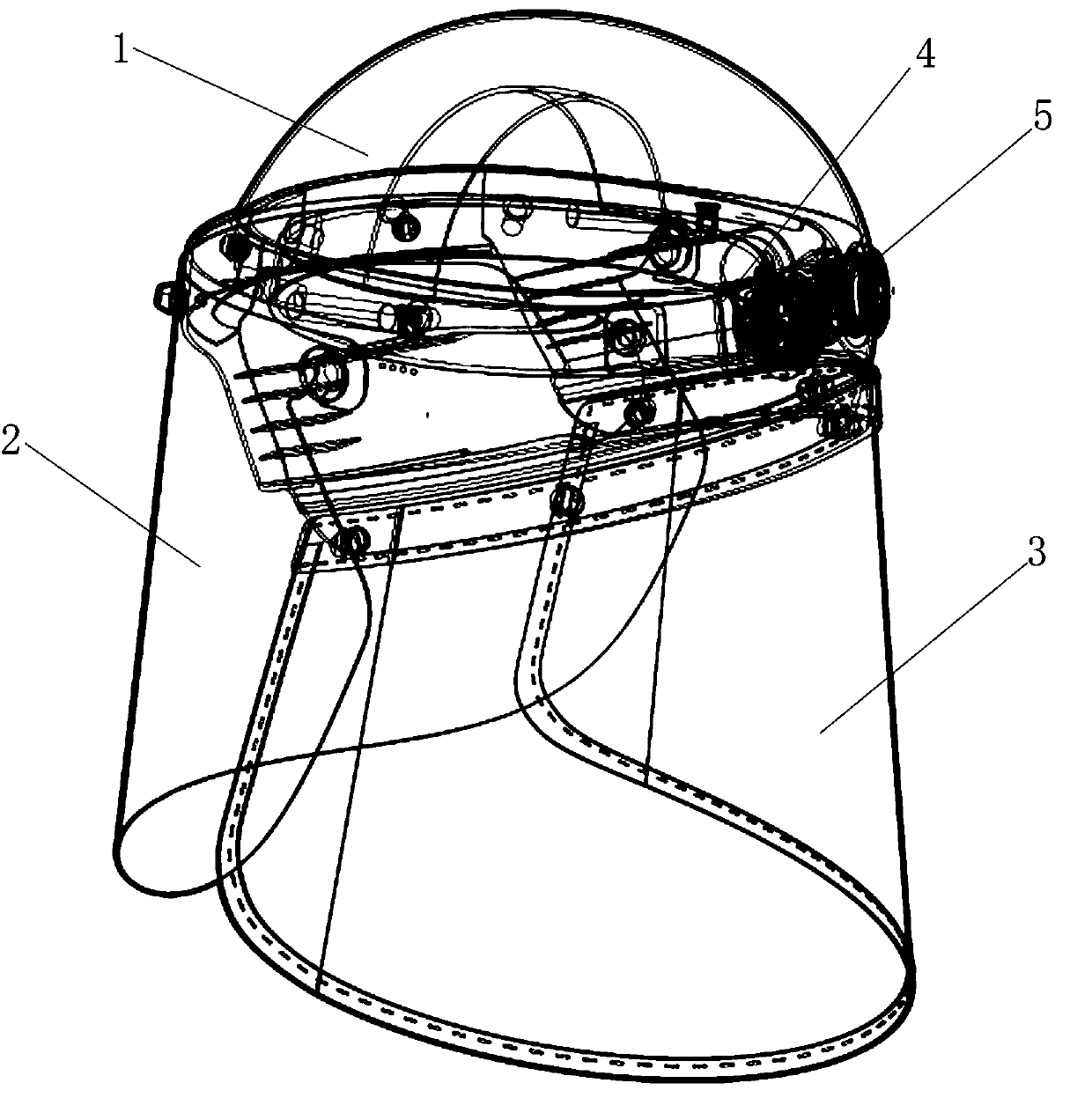 Air purification protective mask