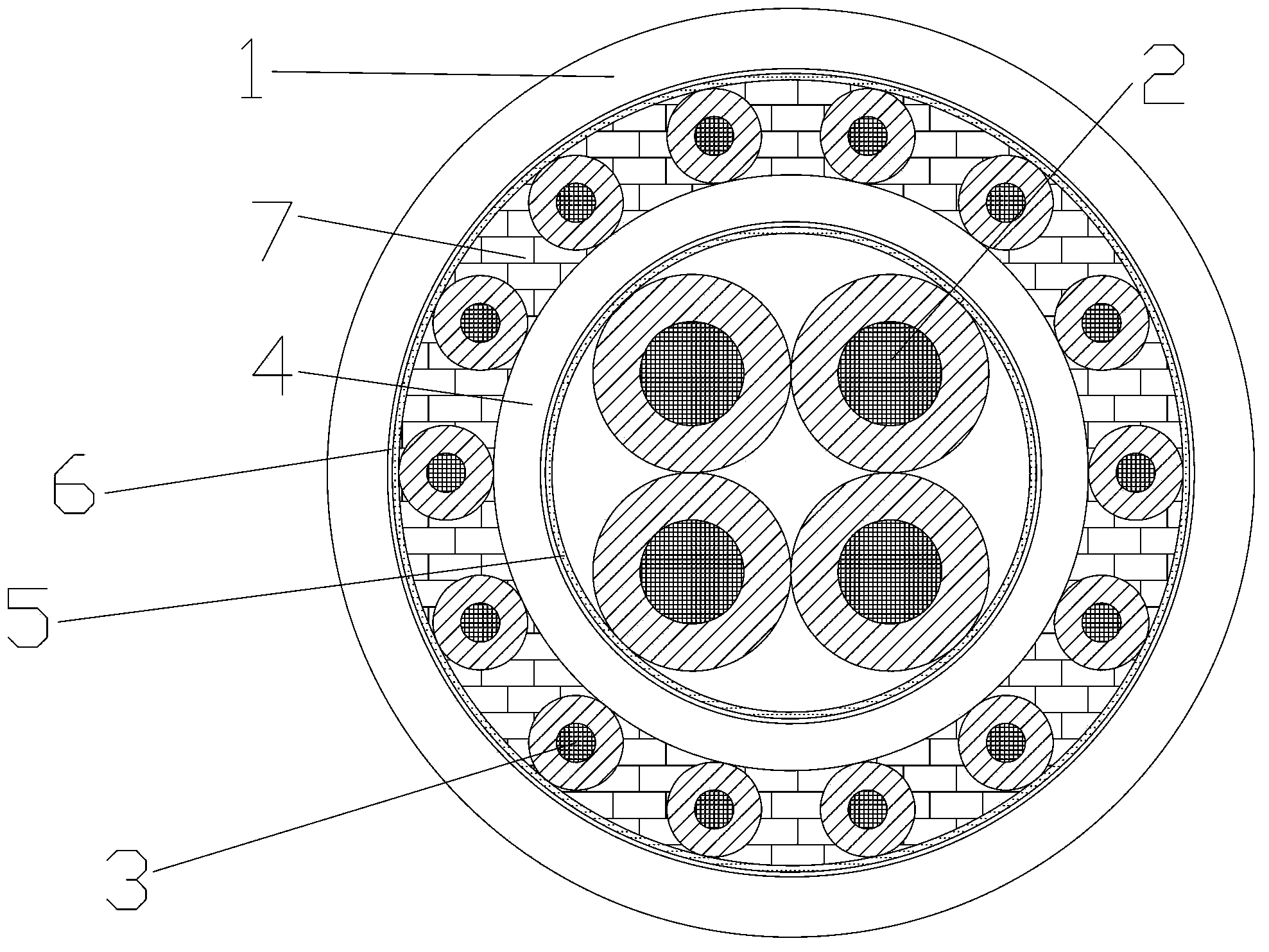 Servo motor cable