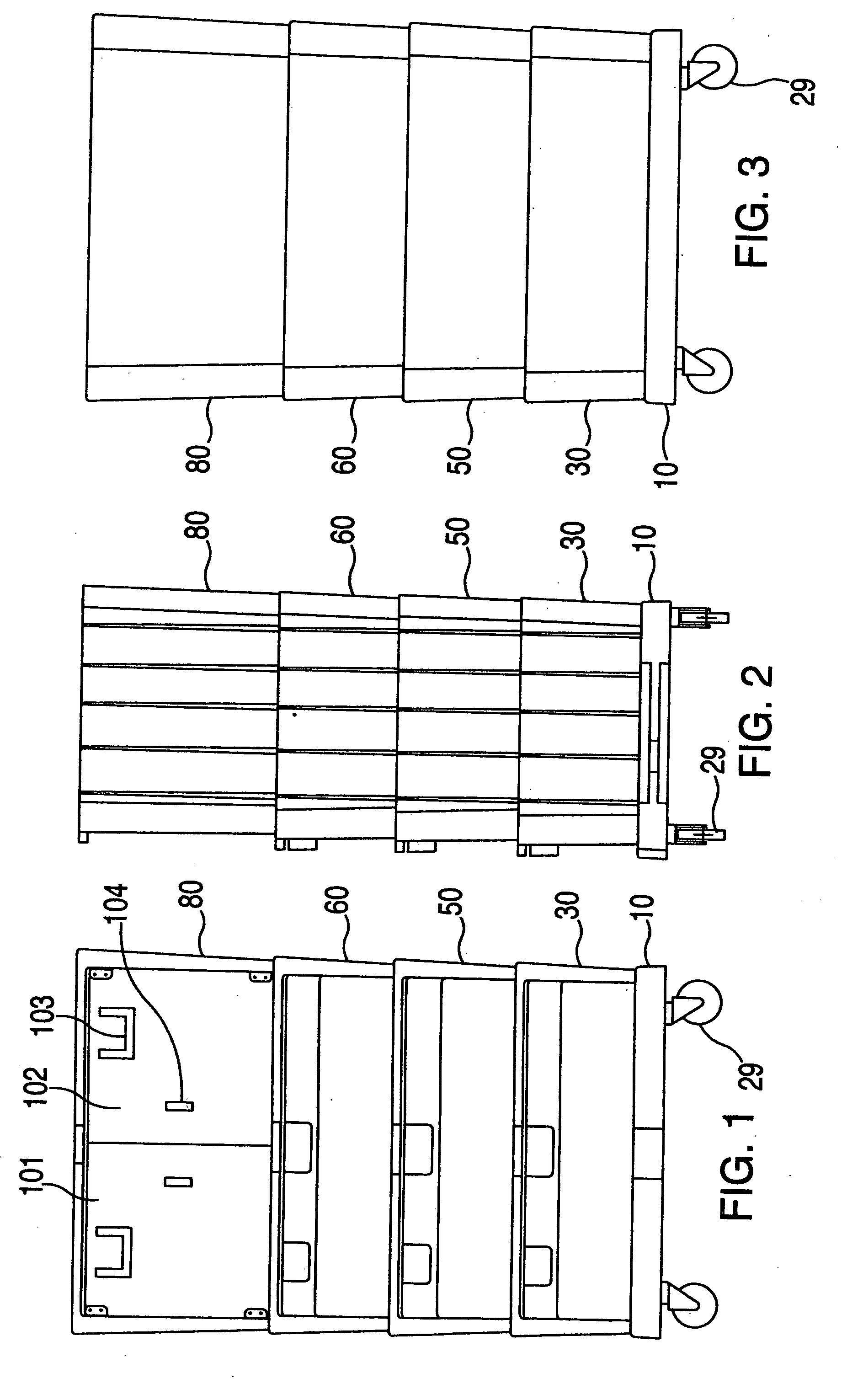 Moving cart assemblies