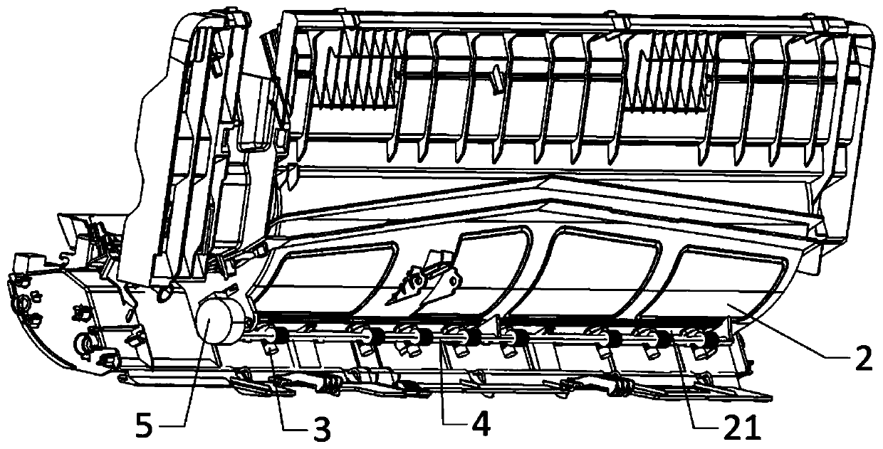 Wind guiding assembly for indoor unit of air conditioner and indoor unit of air conditioner