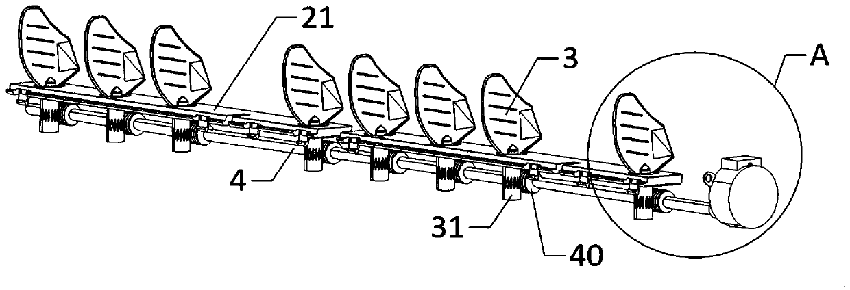 Wind guiding assembly for indoor unit of air conditioner and indoor unit of air conditioner