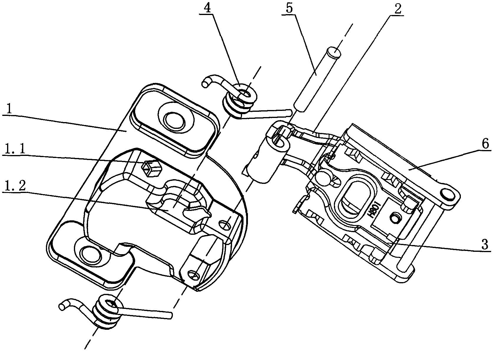 Hinge for furniture