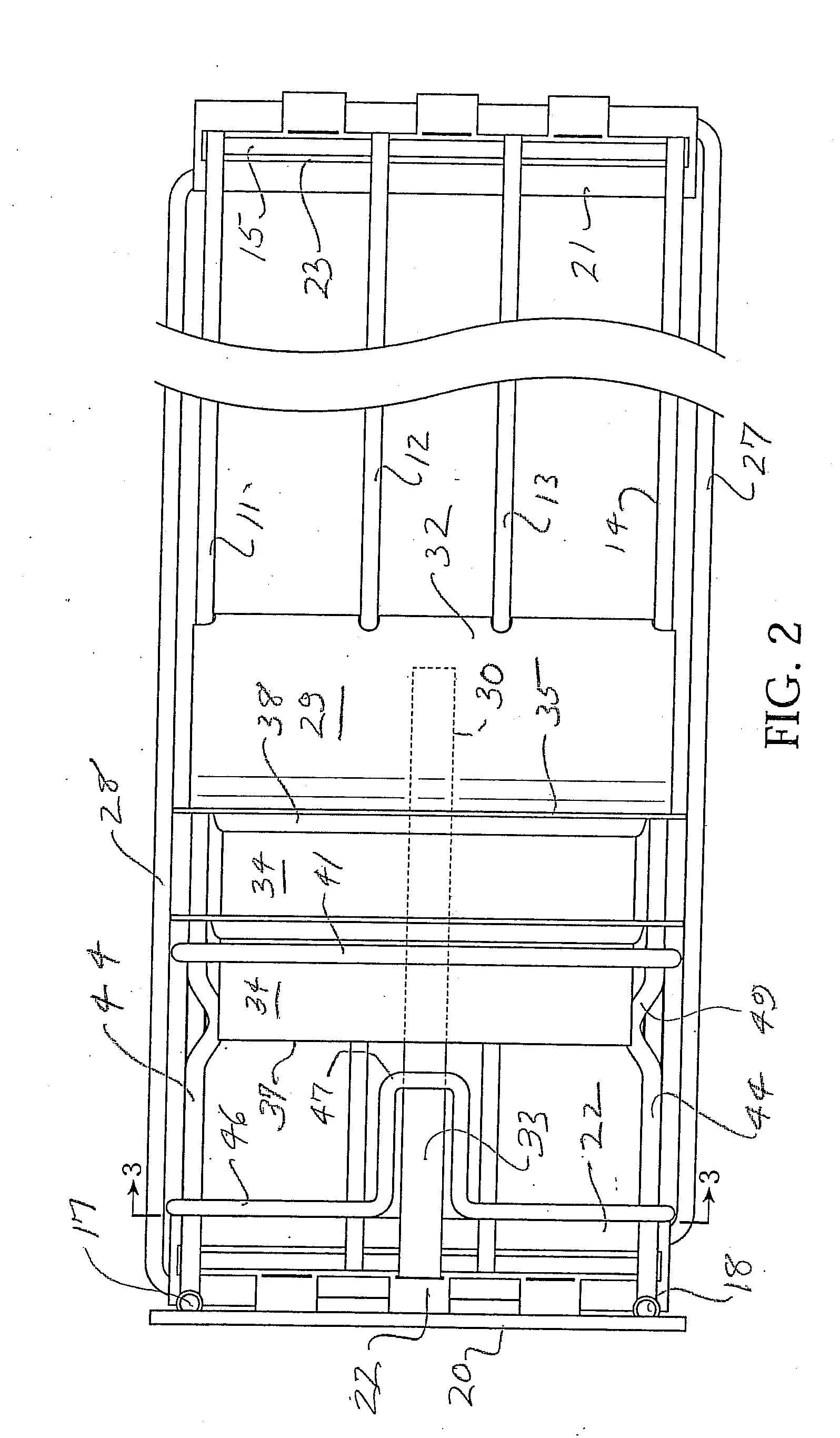 Product display with improved pull-through frame arrangements