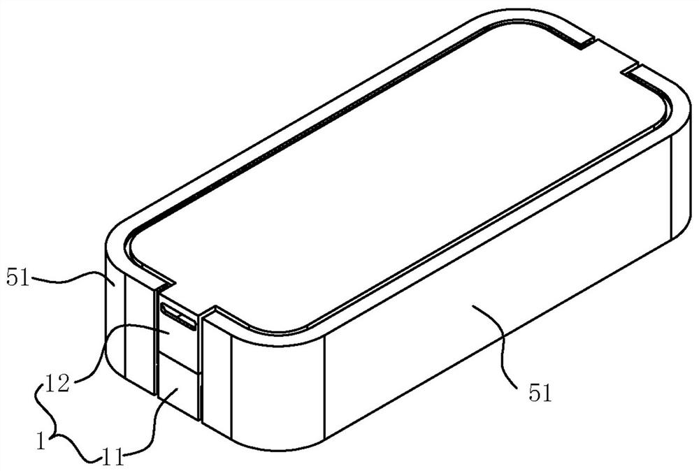 Disc type cleaning device with inner ring seal