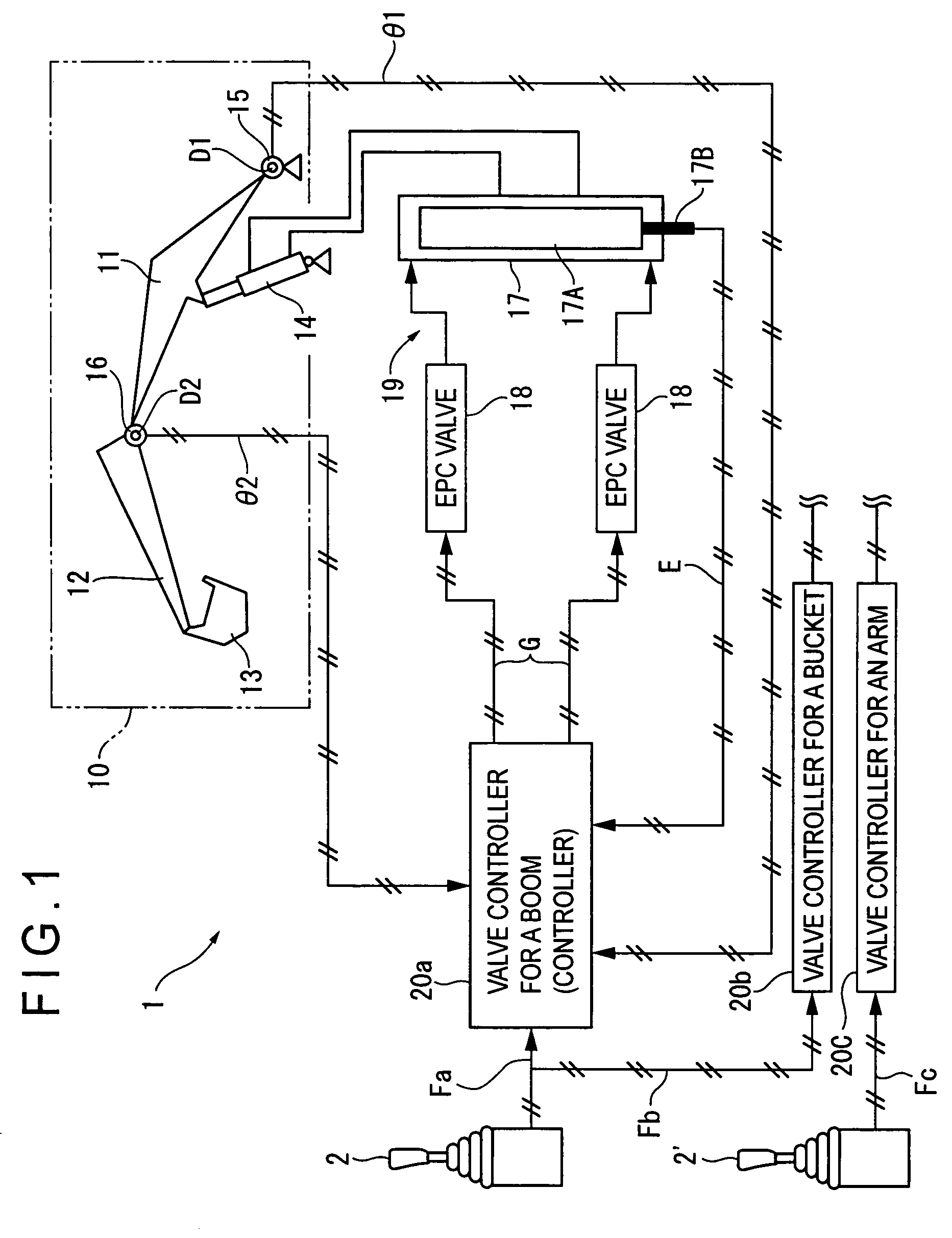 Controller for work implement of construction machinery, method for controlling construction machinery, and program allowing computer to execute this method