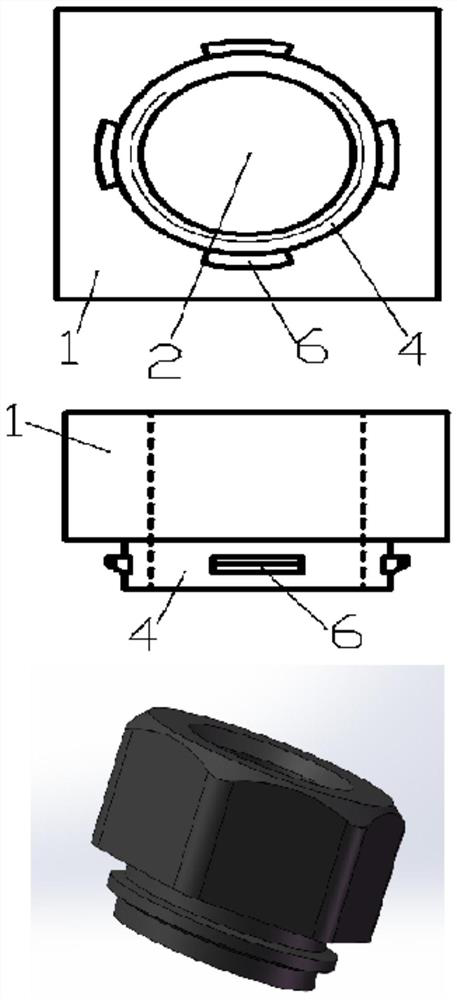 Projection welding nut with annularly distributed welding legs