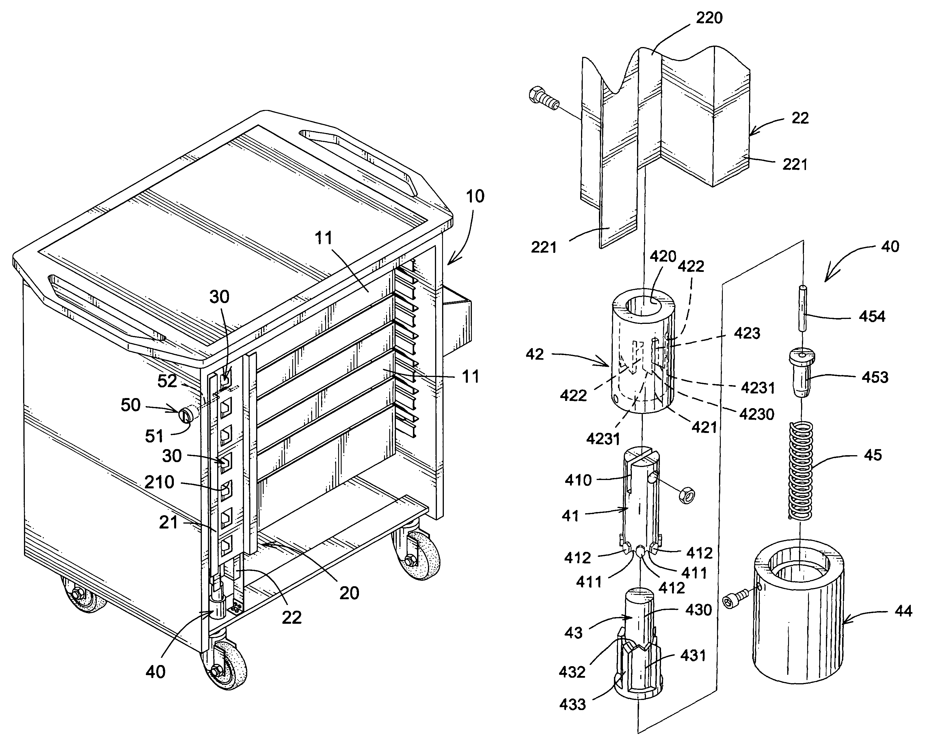 Cabinet safety device