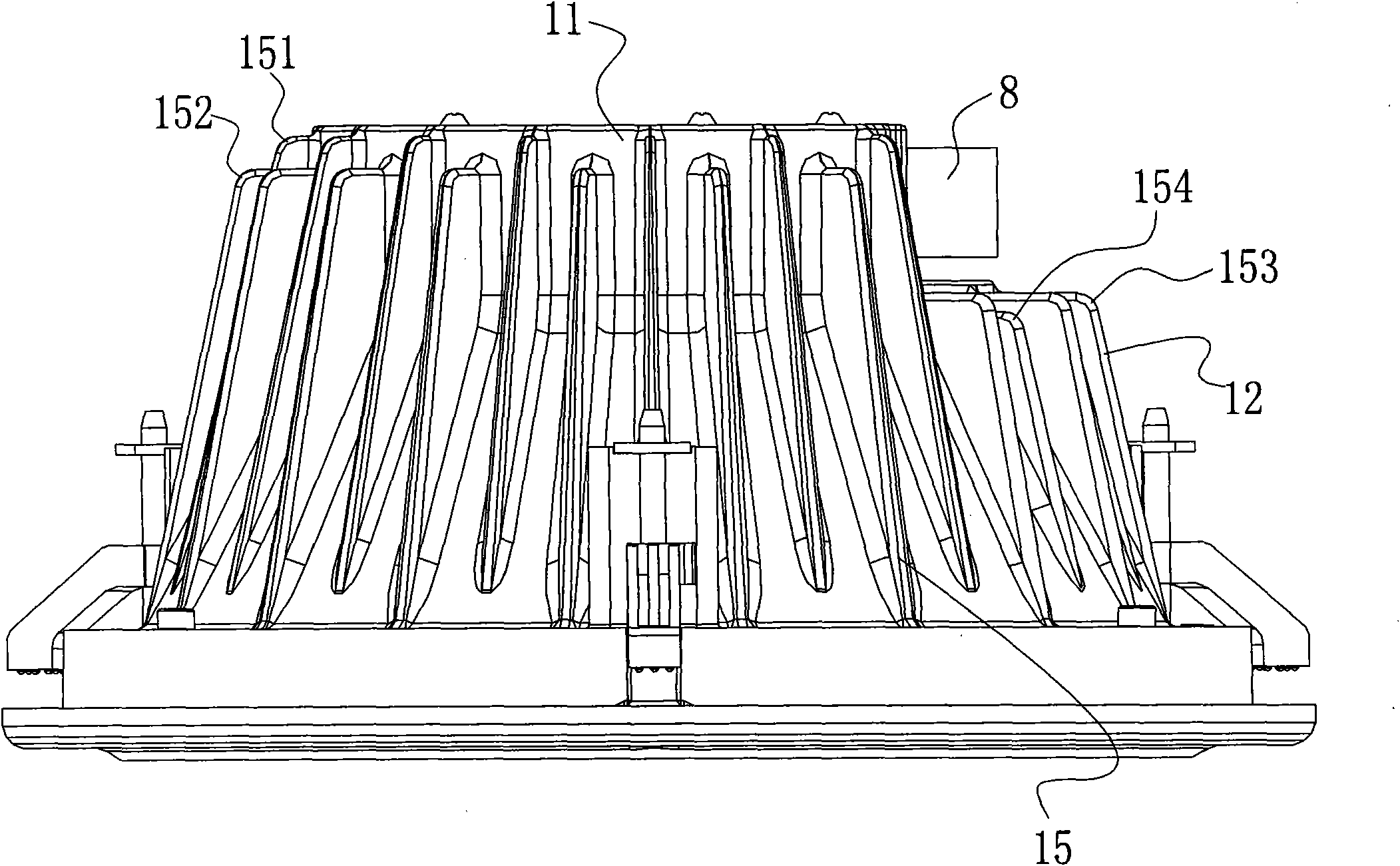 LED (Light-Emitting Diode) embedded barrel lamp