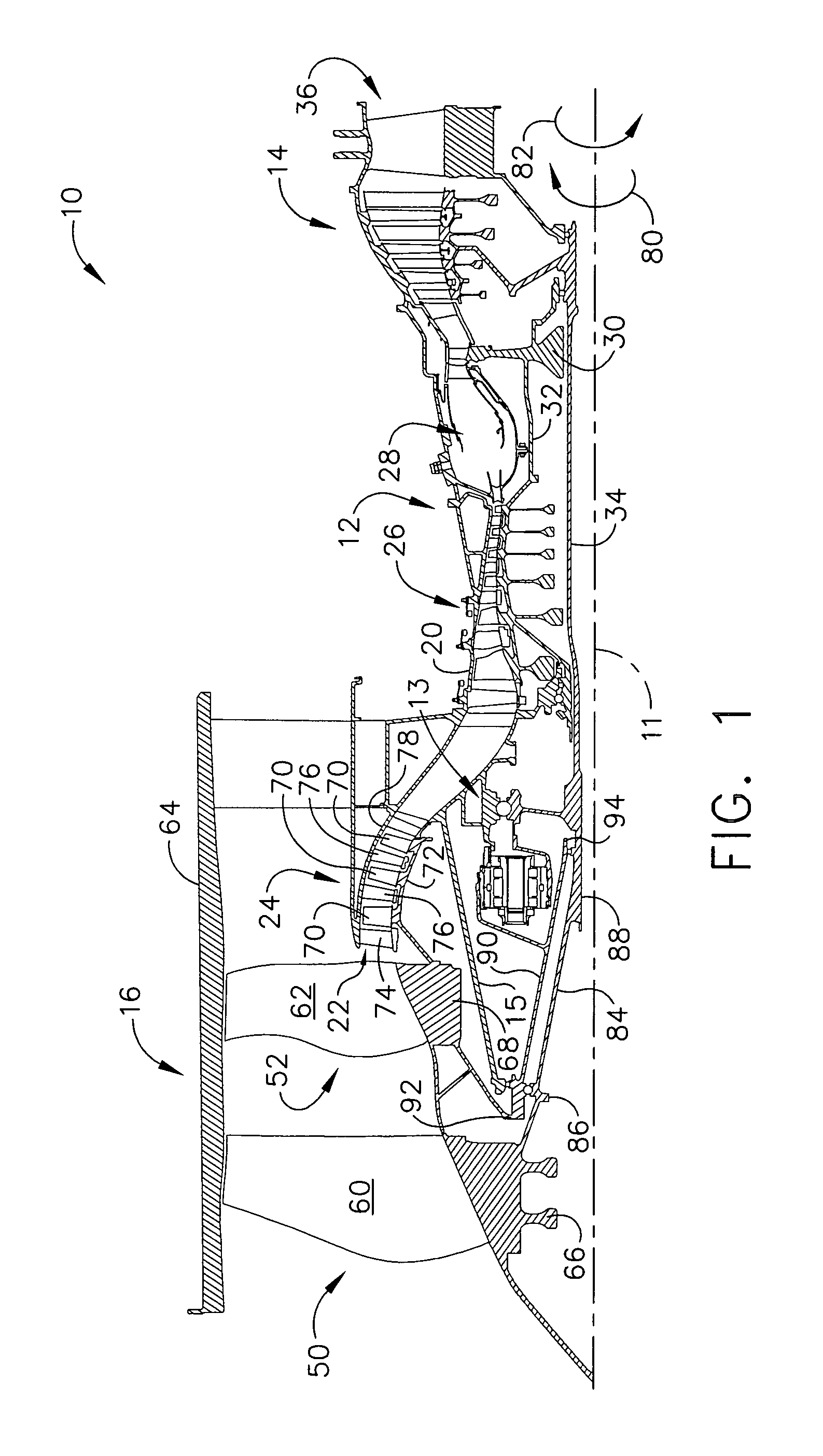 Gas turbine engine assembly and methods of assembling same