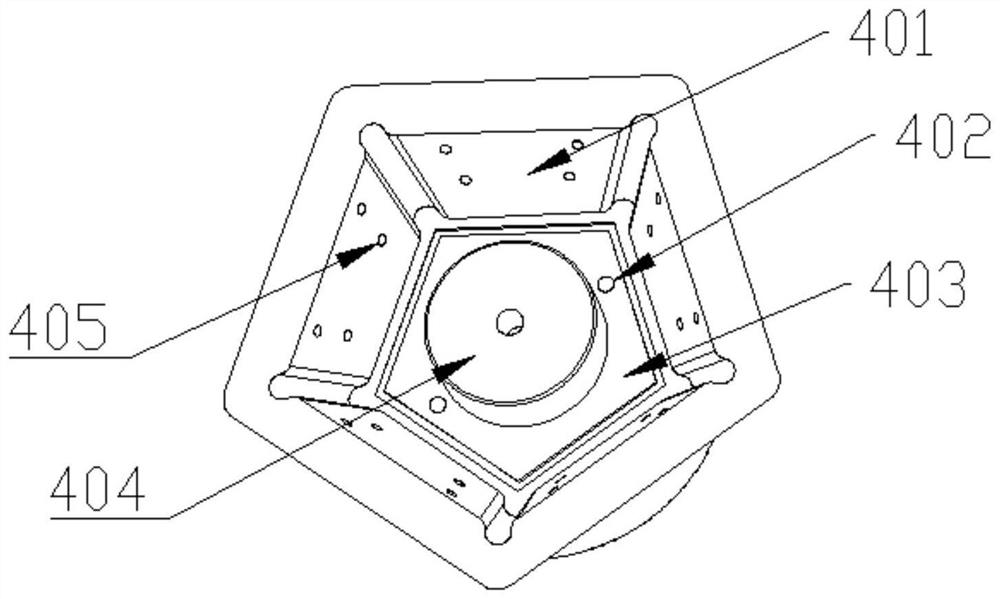 Surface mount type multi-surface rotating mirror scanning system and manufacturing method thereof