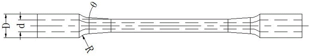 Wedge transverse rolling die capable of achieving forming of hollow blank without mandrel and rolling method