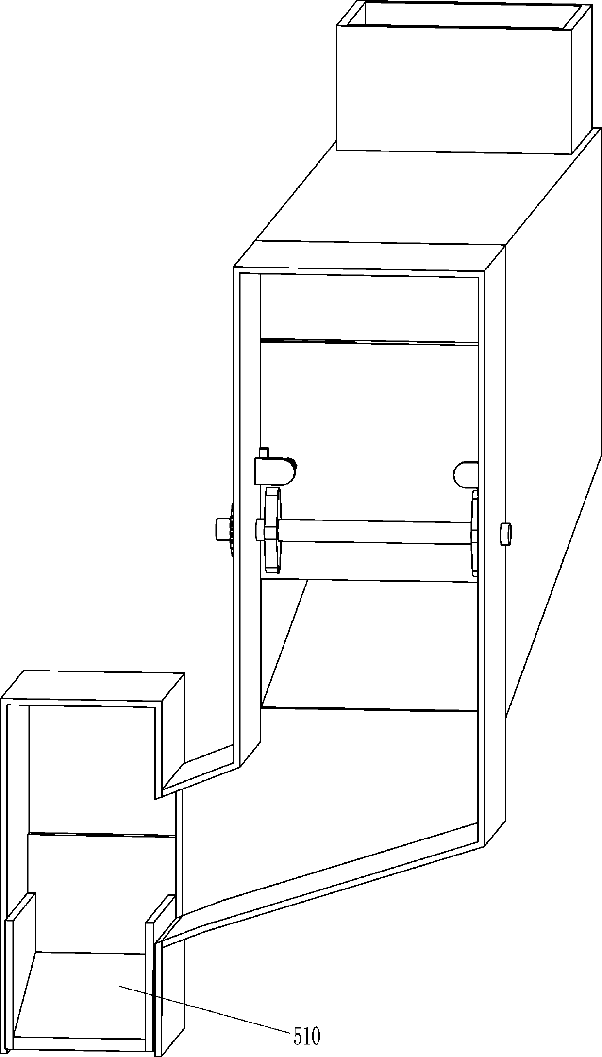 Feed put-in equipment for pig breeding