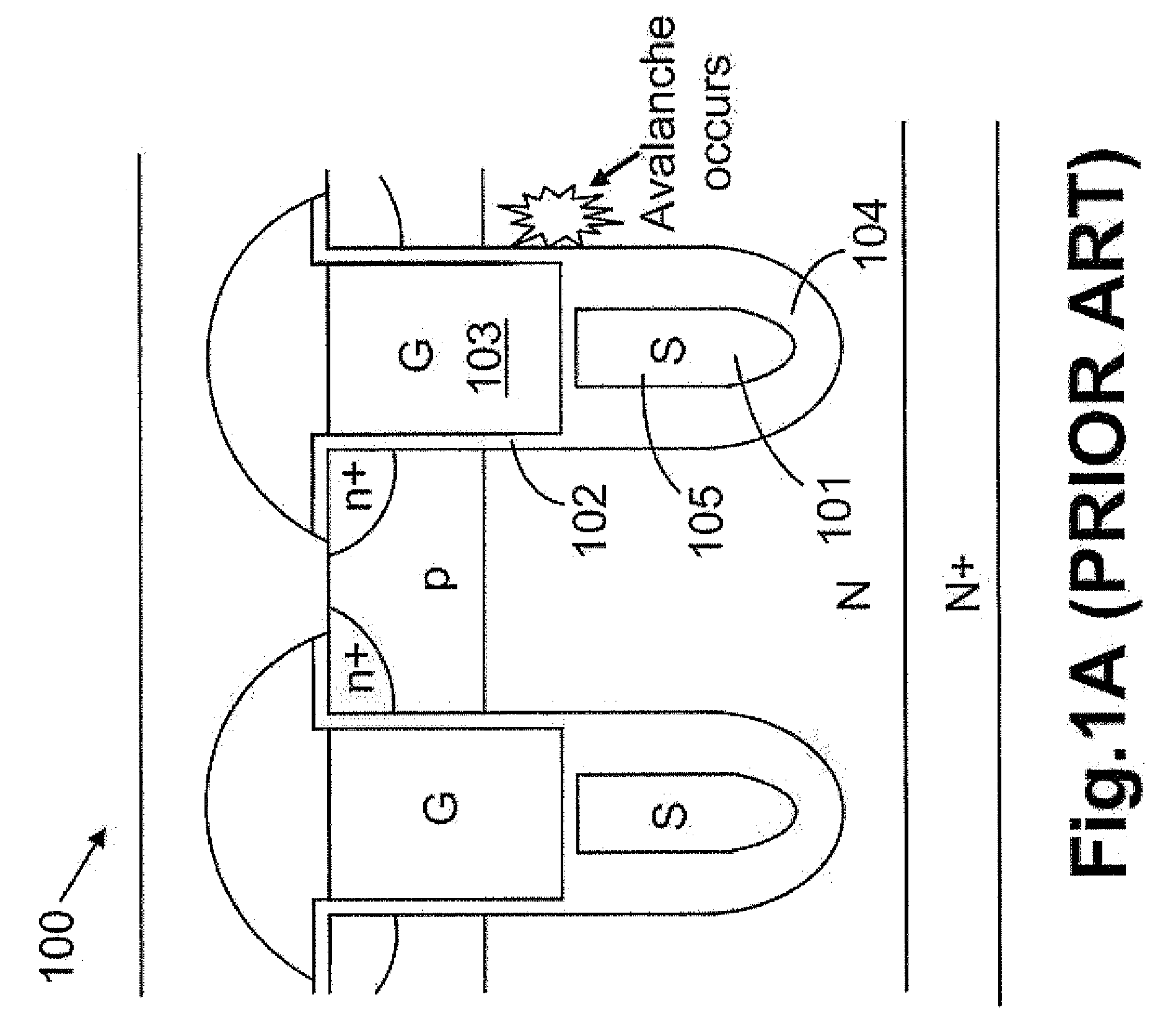 Trench mosfet with shielded electrode and avalanche enhancement region