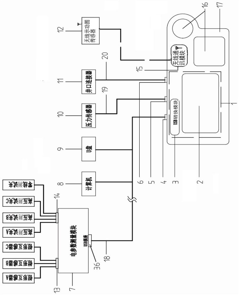 Efficiency tester for rod-pumped well system