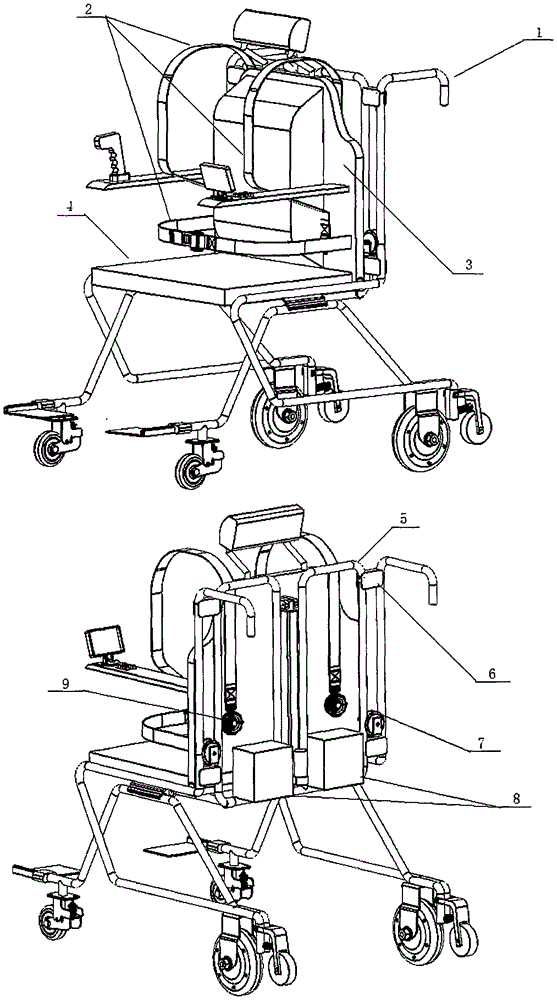 Intelligent electric wheelchair for rehabilitation training