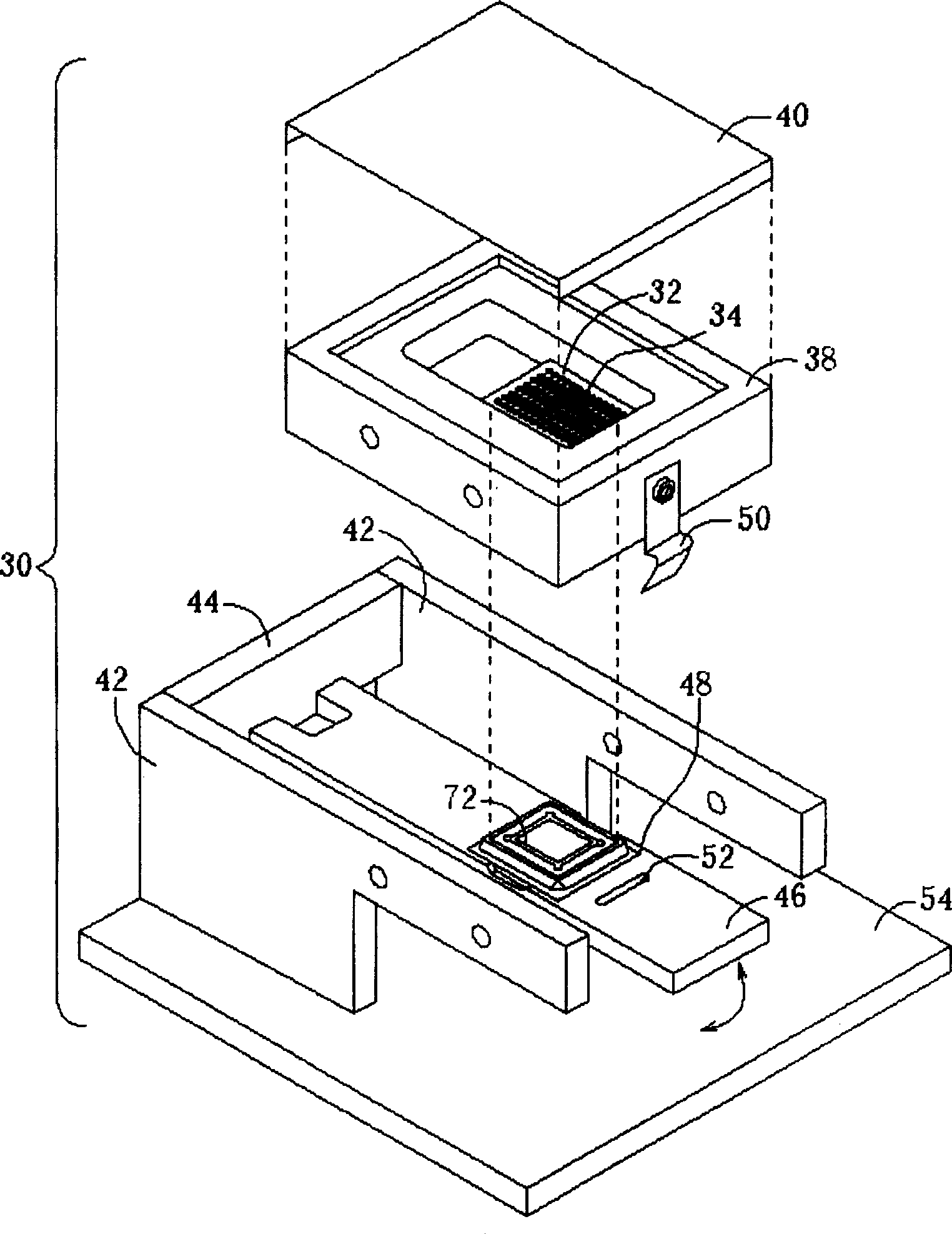 Ball-planting device for making several tin balls stick to chip