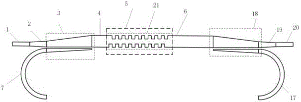 Adjustable-bandwidth filter based on silicon-based waveguide optical grating