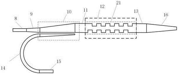 Adjustable-bandwidth filter based on silicon-based waveguide optical grating