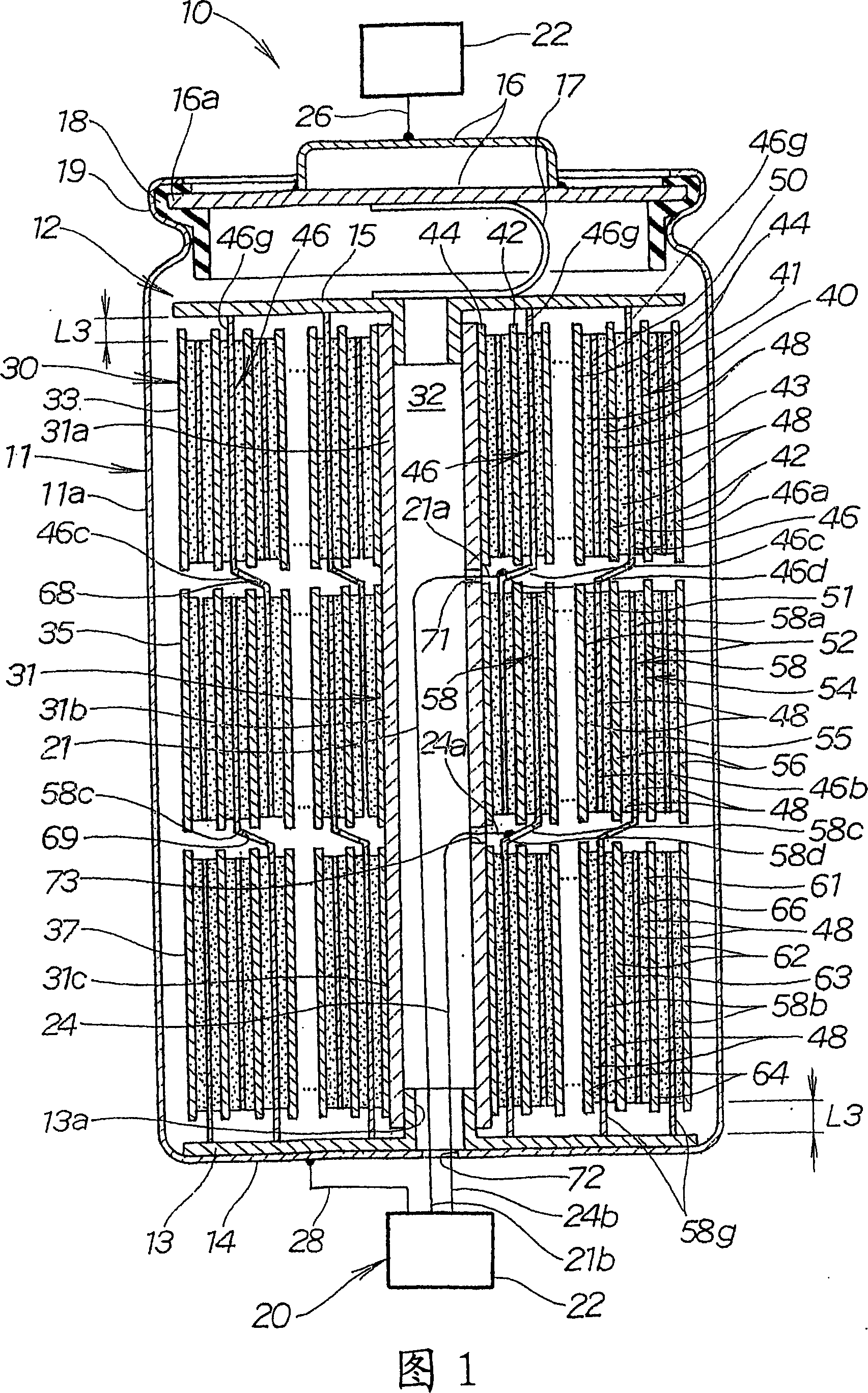 Accumulator cell assembly