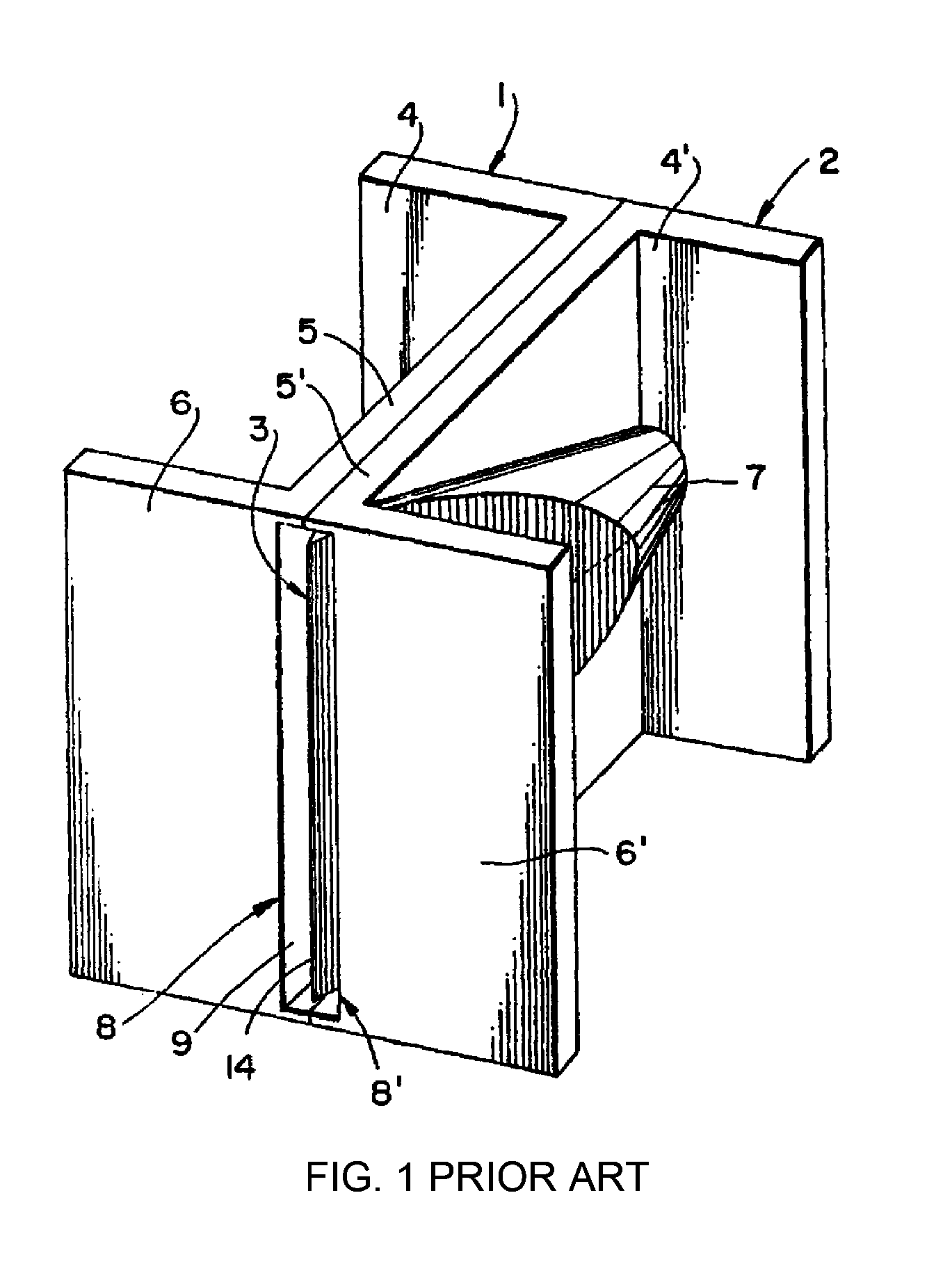 Radial input waveguide