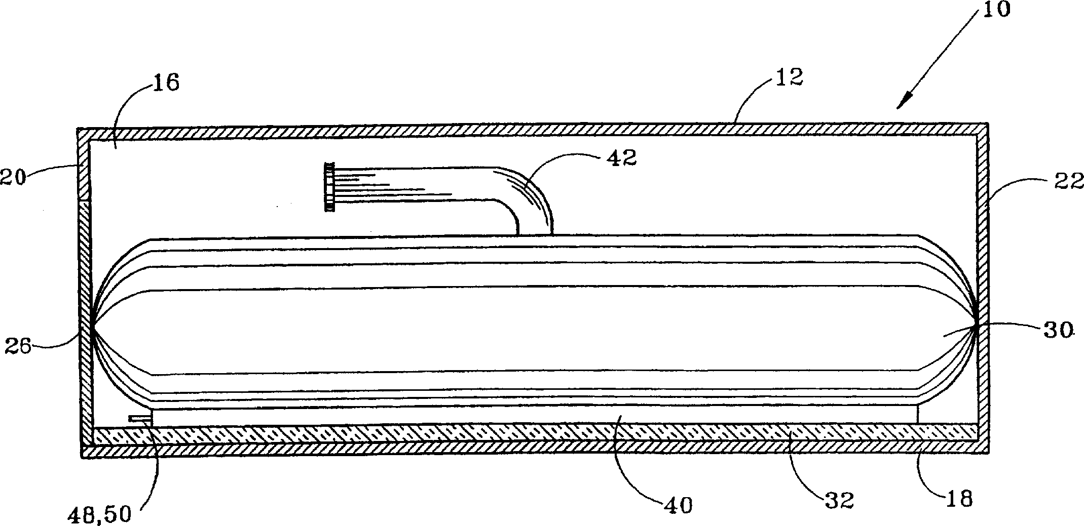 Heated flexible tank for shipping viscous liquid