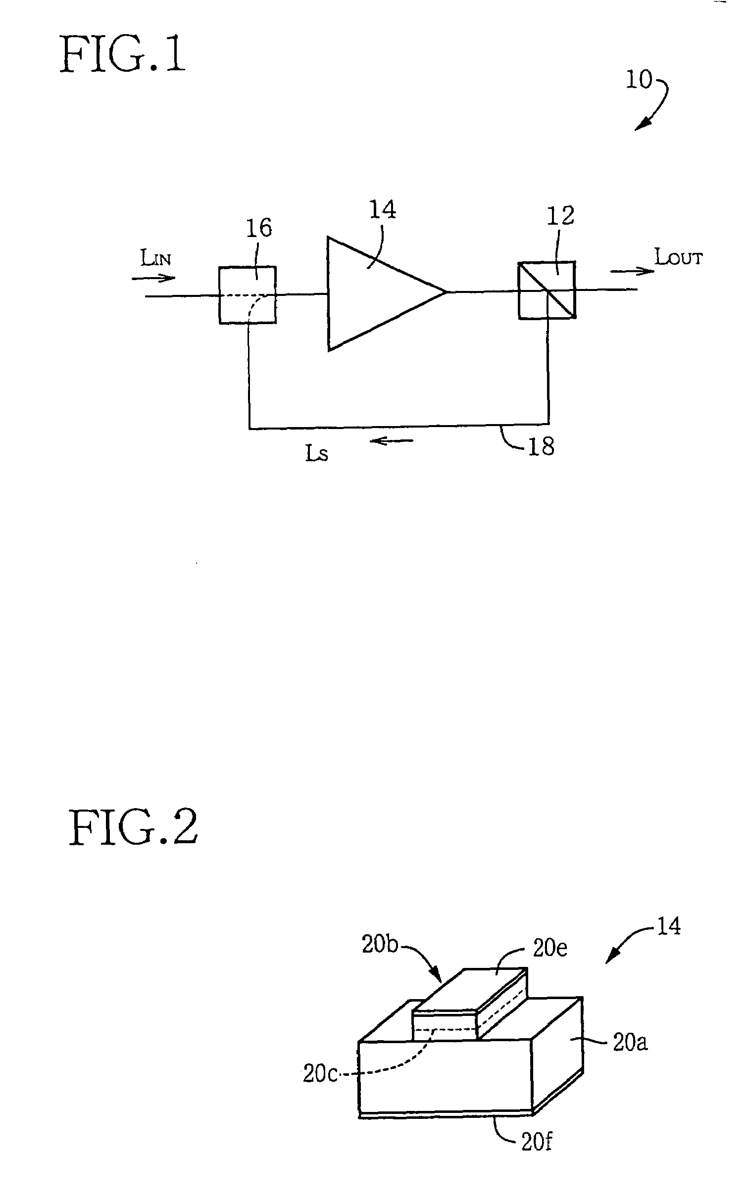 Optical signal amplification device