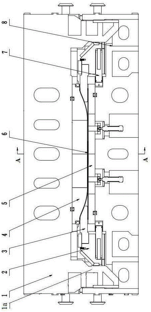 Sedan tubular V-shaped torsion beam stamping process