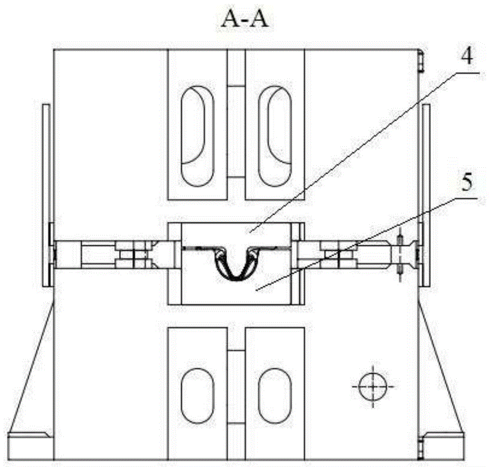 Sedan tubular V-shaped torsion beam stamping process