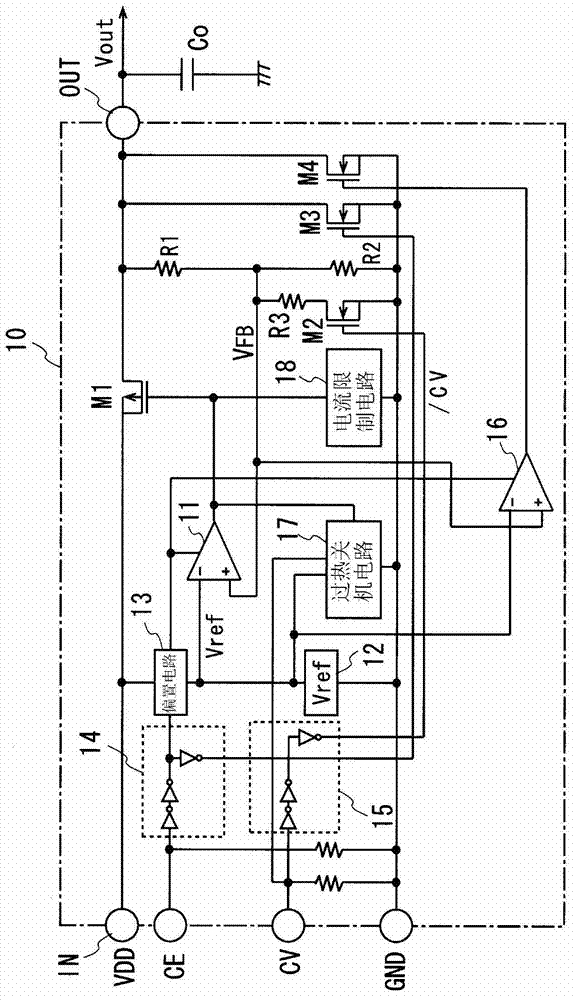 Semiconductor integrated circuit for regulator