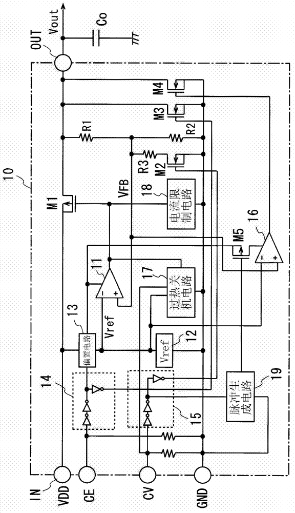 Semiconductor integrated circuit for regulator