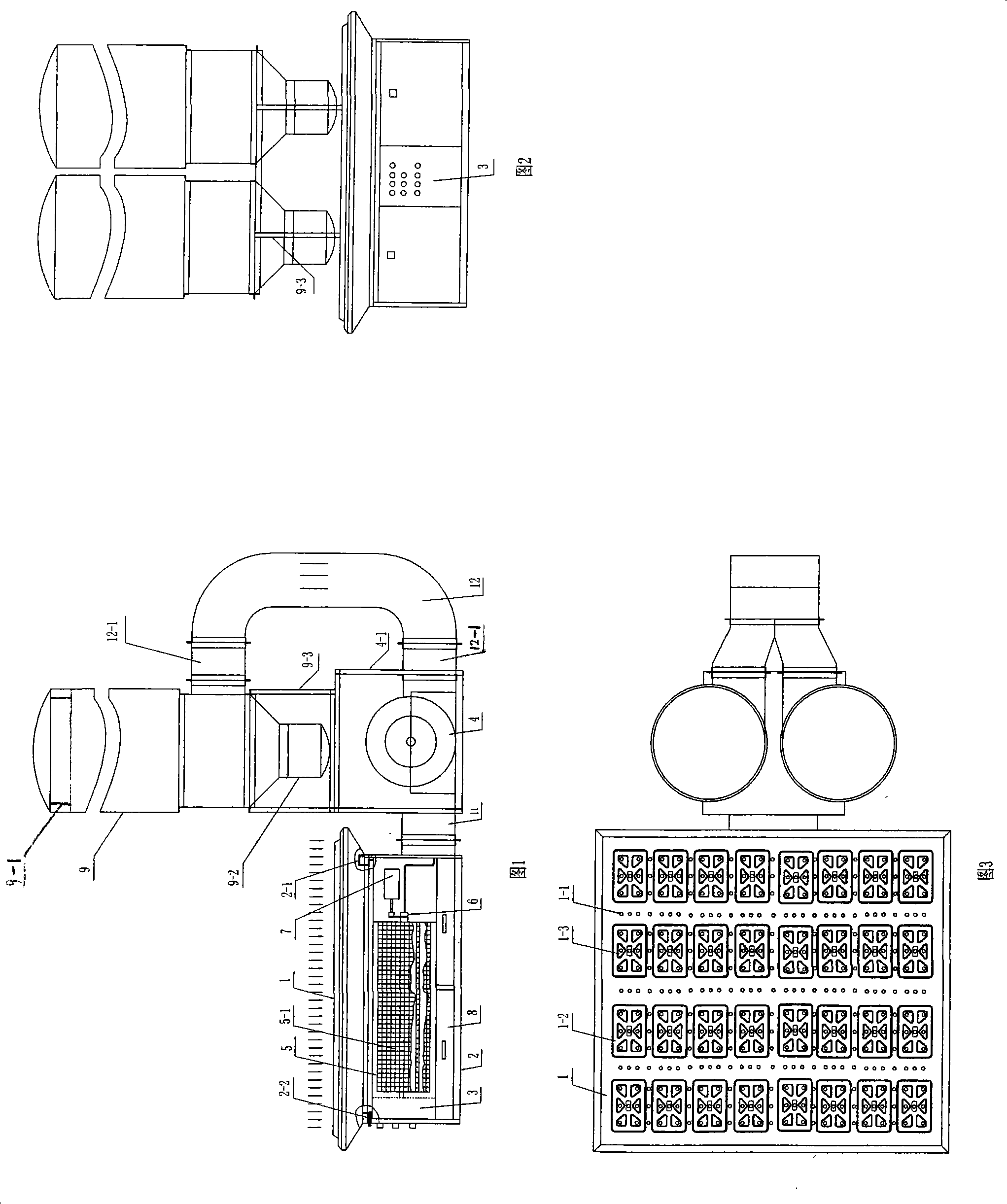 Dust absorption grinding bench system