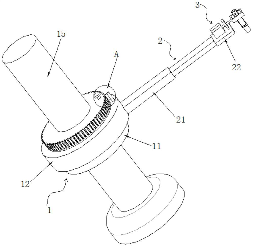 A multi-angle adjustable puncture positioning frame for b-ultrasound