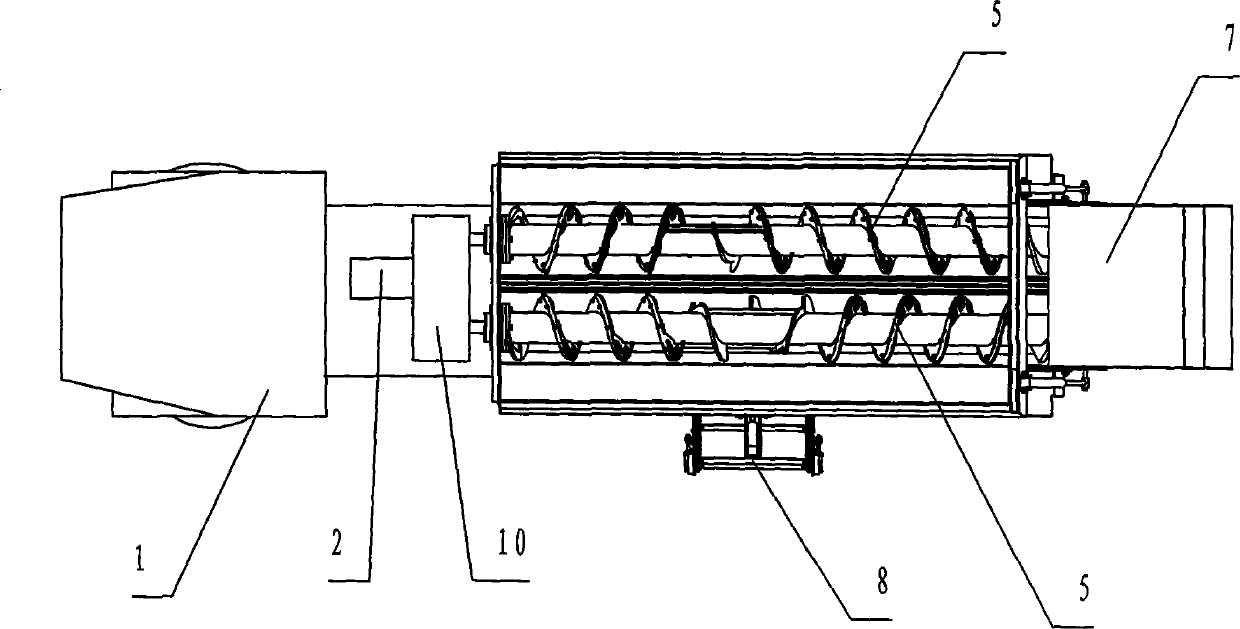 Stirring feeding trolley