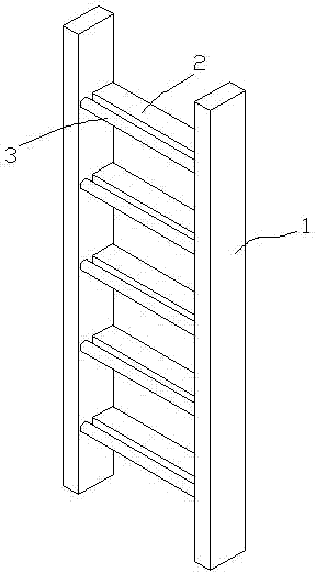 Marine straight ladder