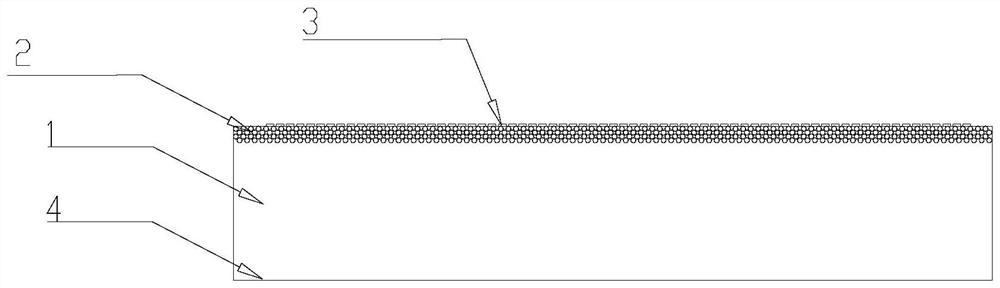 Diffuse reflection type calibration plate and preparation method thereof