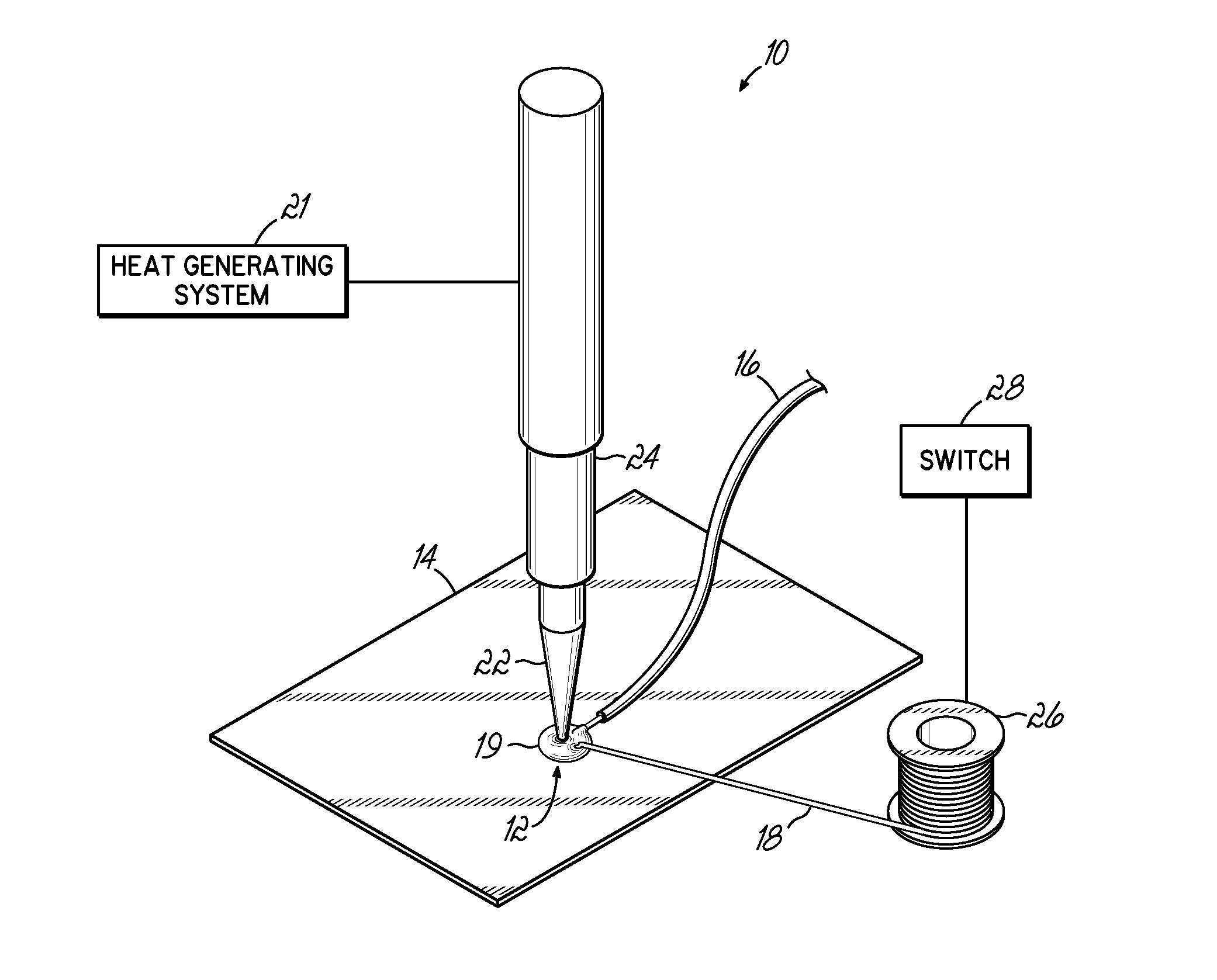 Soldering tip, soldering iron, and soldering system