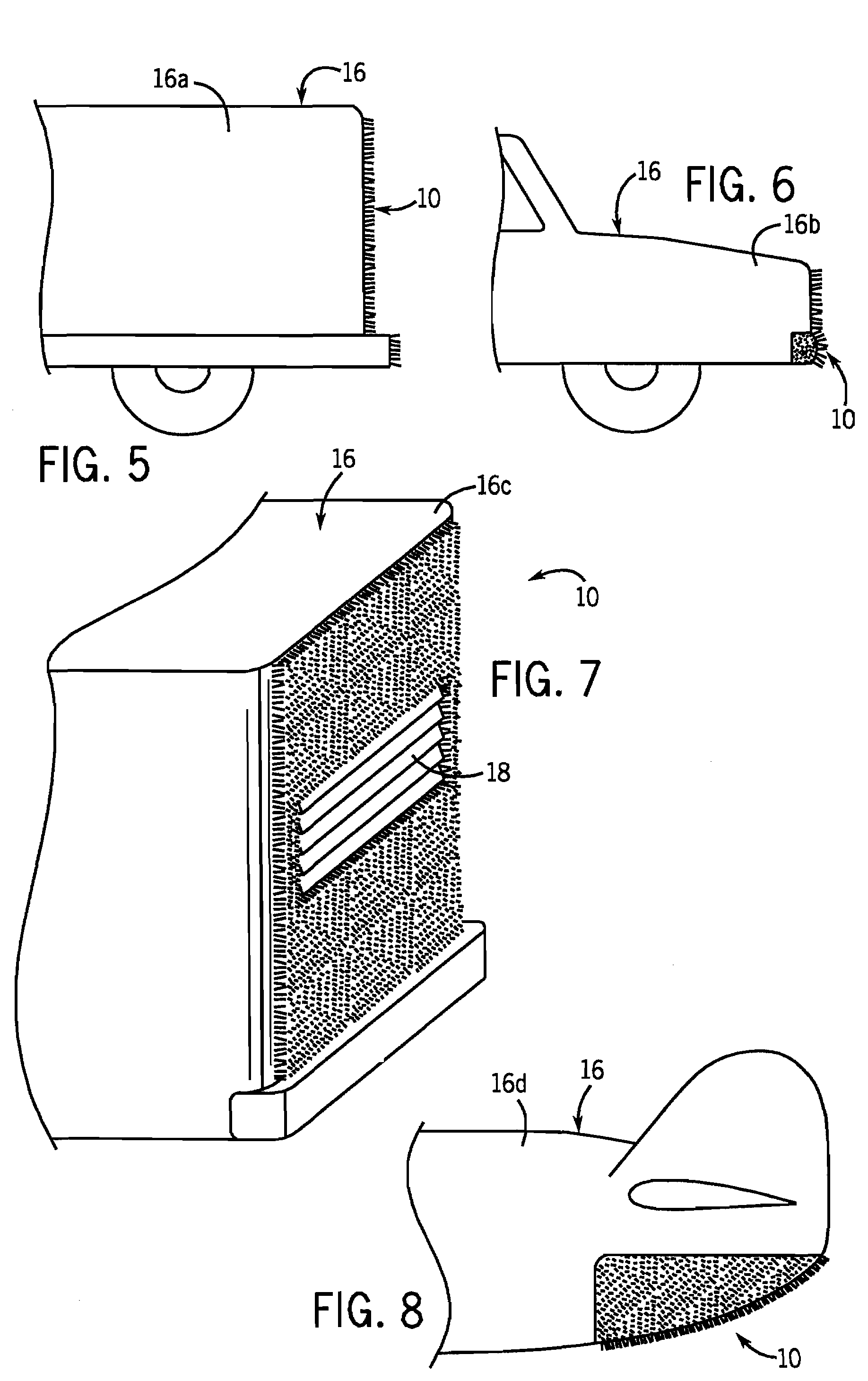 Post pressurizing material treatment for bodies moving through fluid