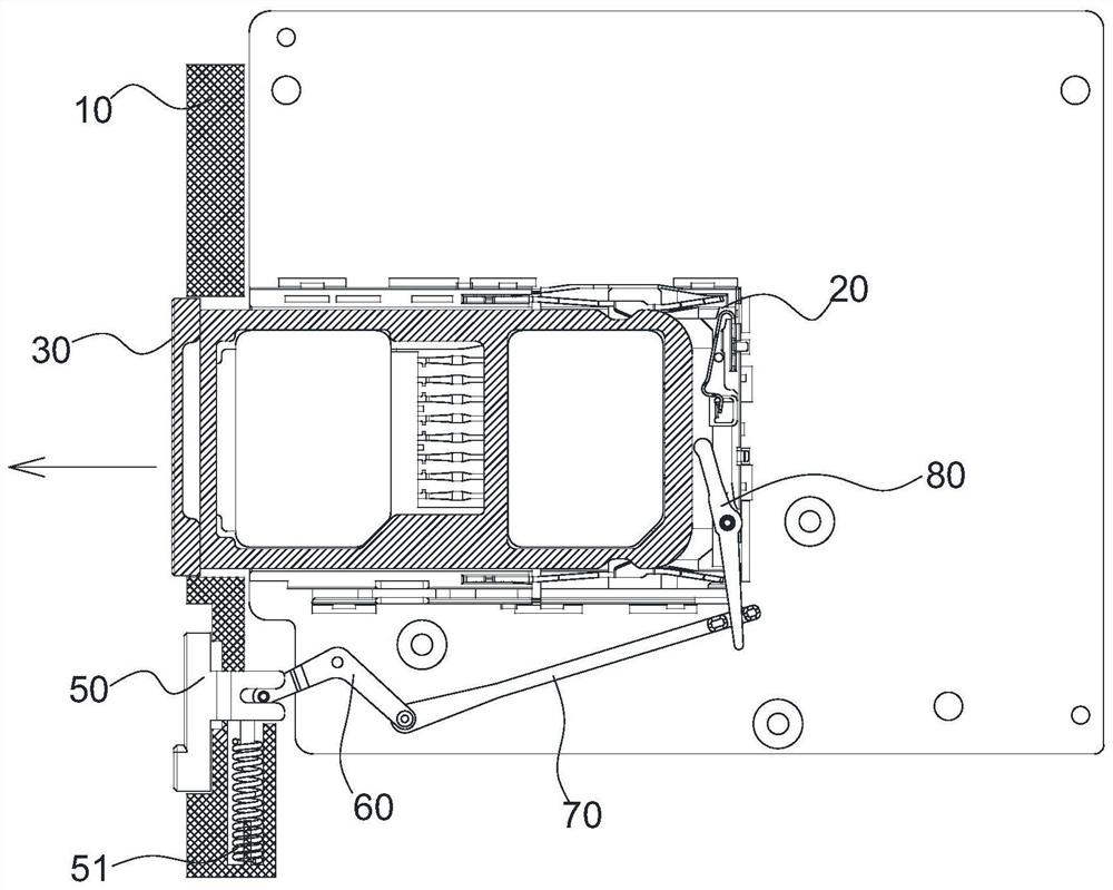 Card tray ejection mechanism and electronic equipment