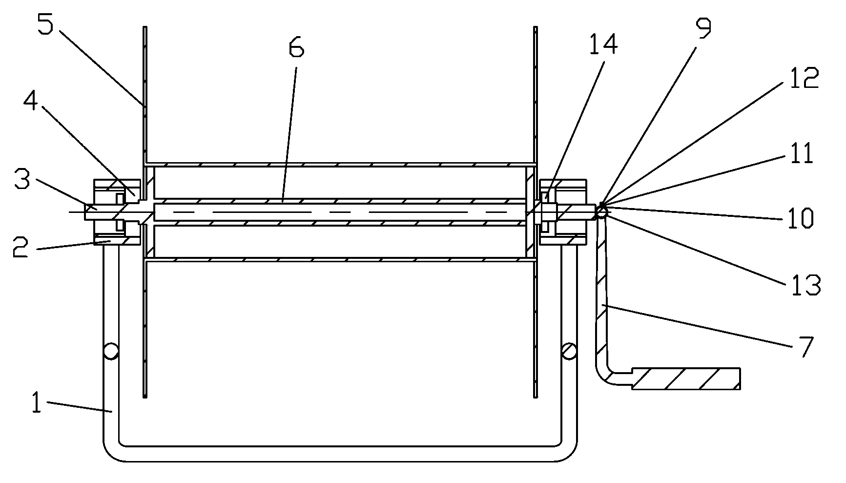 Back-carried type wire barrow