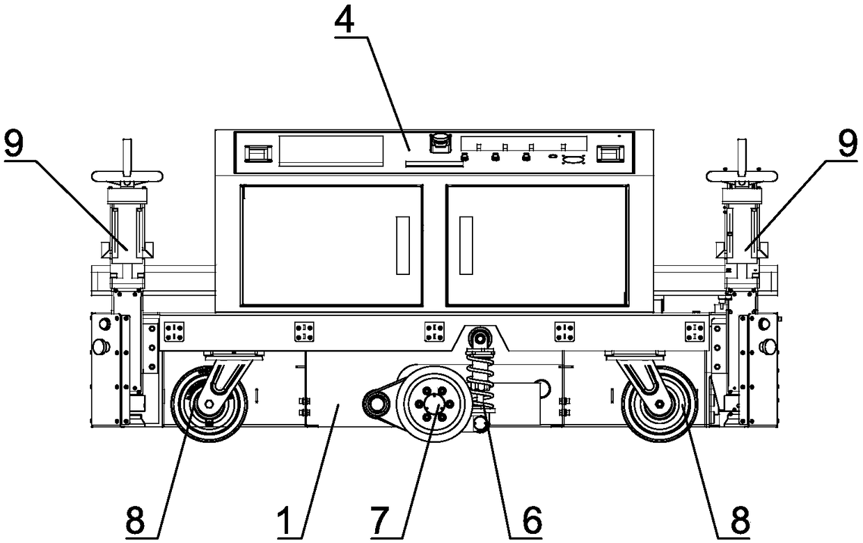 High-precision automatic docking device and docking method thereof