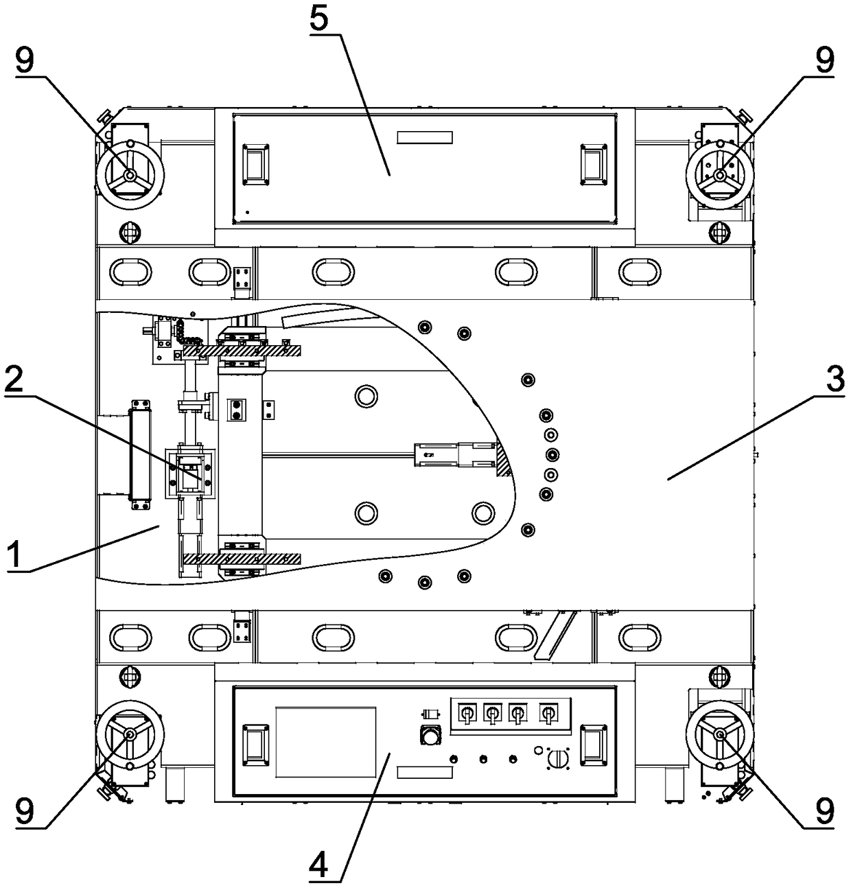 High-precision automatic docking device and docking method thereof