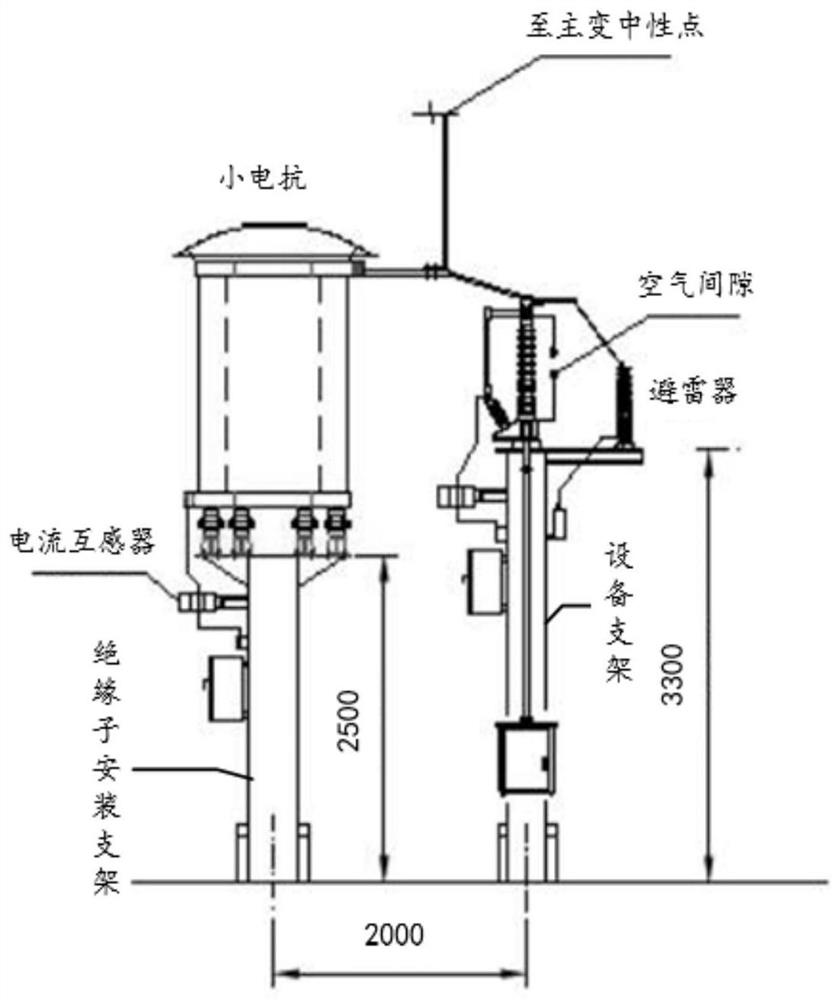 Suppression device for magnetizing inrush current of transformer