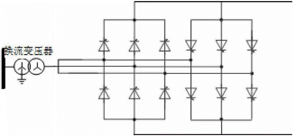 Hybrid direct current transmission system