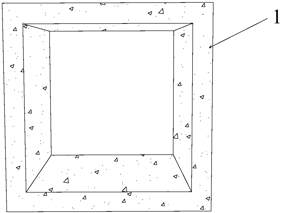 Permanent column formwork made of high toughness cementitious composite and manufacturing method thereof