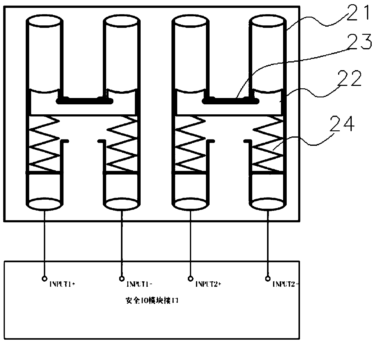 Connecting seat, connector and demonstration device