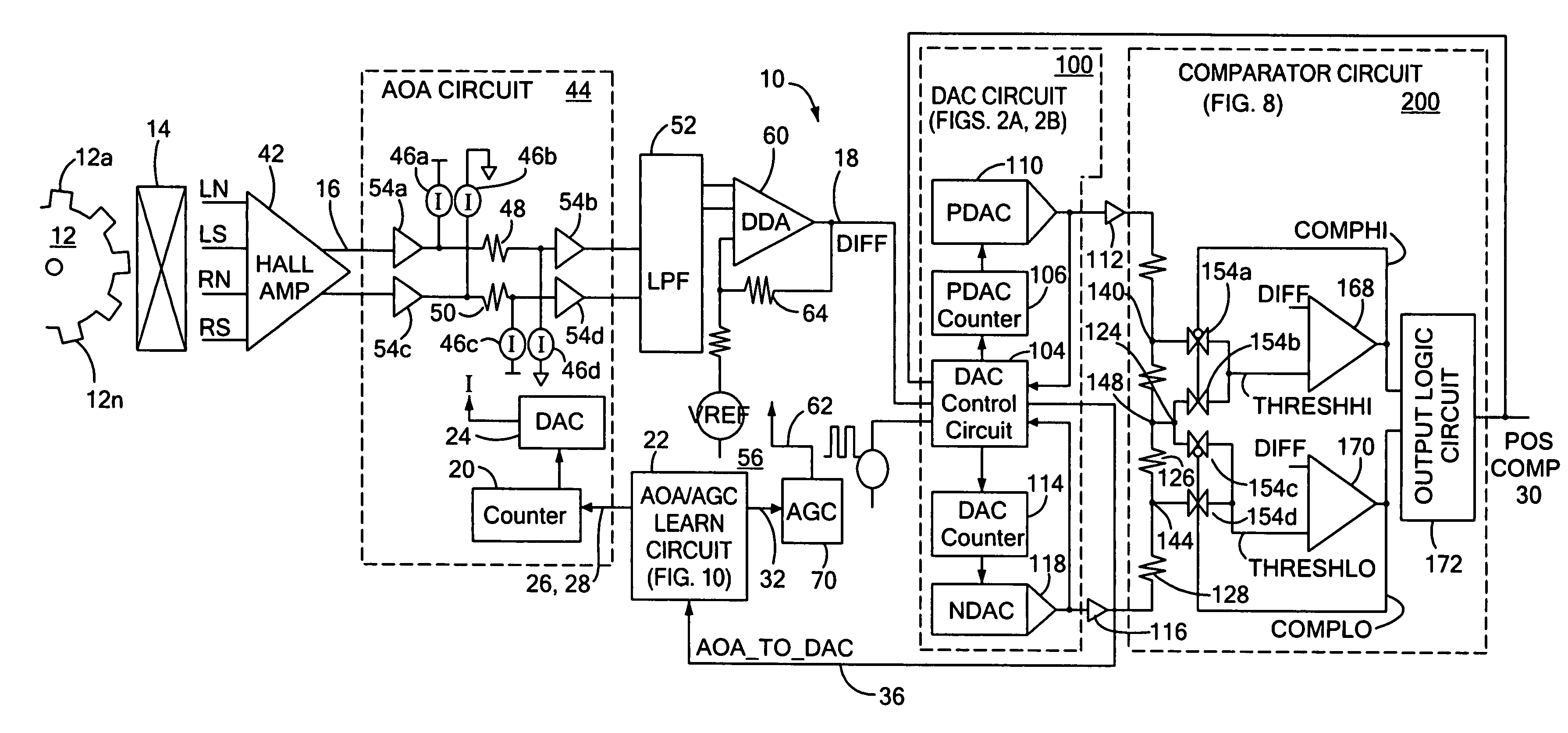 Methods and apparatus for dynamic offset adjustment in a magnetic article detector